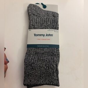 NEW! Tommy John Men's Casual Crew Socks - Gray